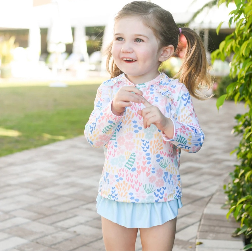 tucker + tate kids swimwear rashguard swimsuit top